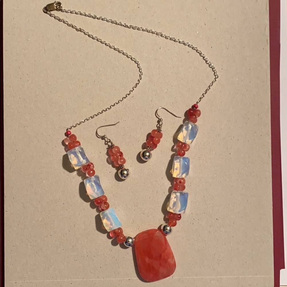 Necklace and Earrings